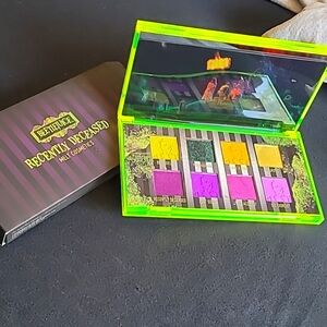 Melt cosmetics x Beetlejuice Recently Deceased eyeshadow palette box movie scene